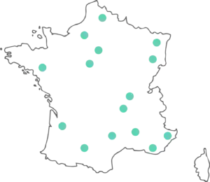 Carte de France gestion locative